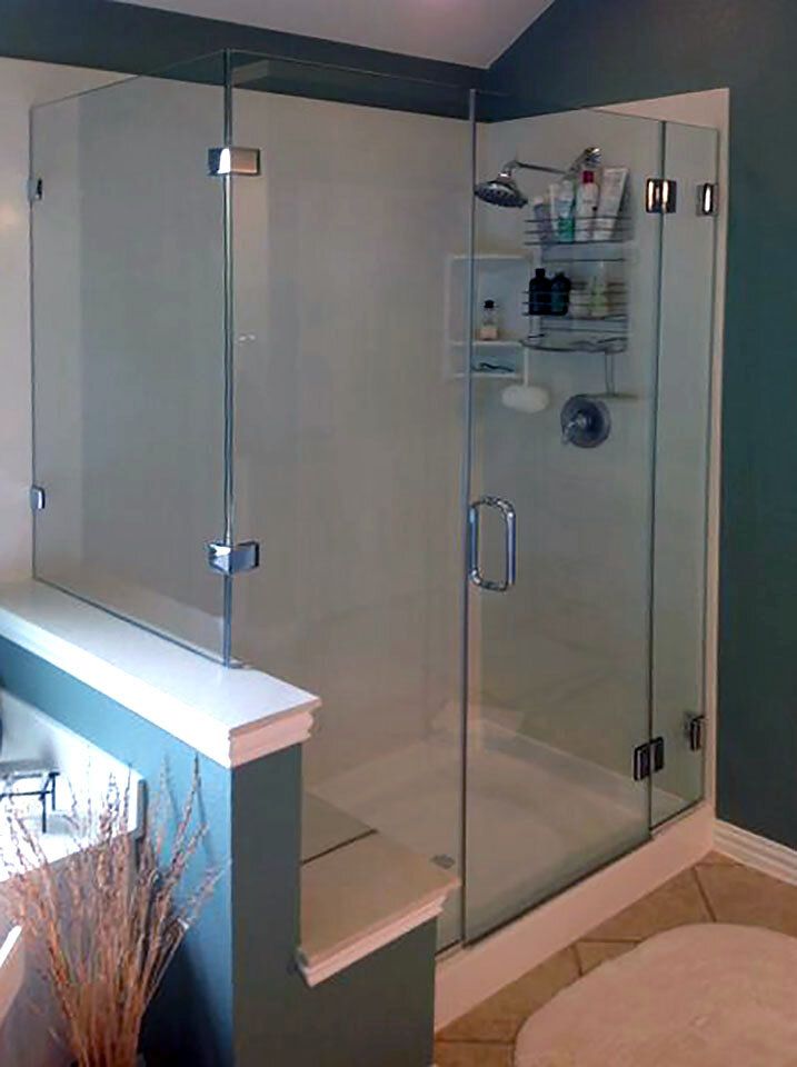 90 degree glass shower door enclosure dallas 24 frameless